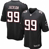 Nike Men & Women & Youth Falcons #99 Jackson Black Team Color Game Jersey,baseball caps,new era cap wholesale,wholesale hats